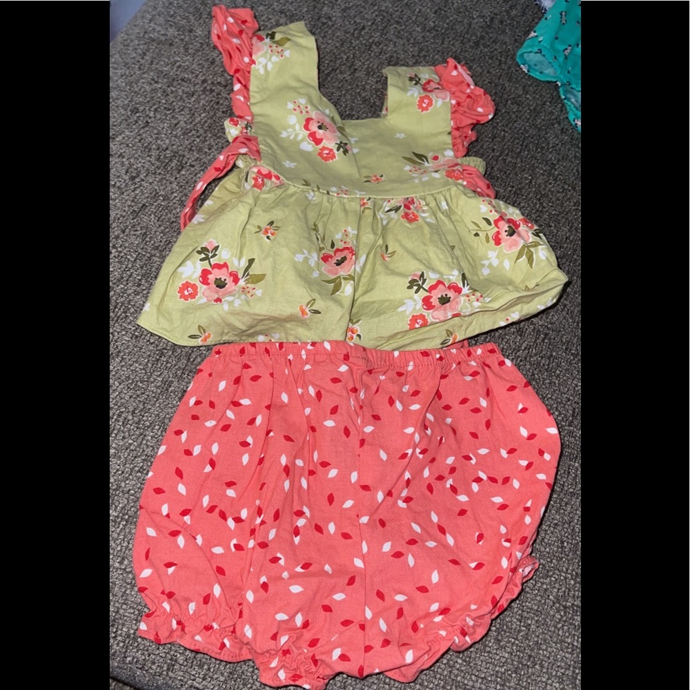Ricrac & ruffles pinafore